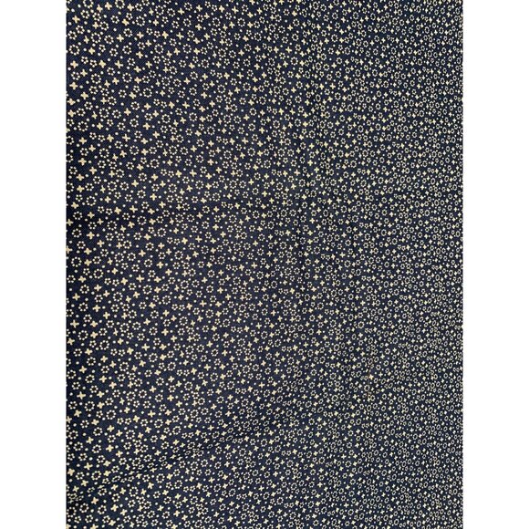 Marcus Fabrics Black & Cream Floral Cotton Fabric 1/2 Yard 44" Wide - Picture 5 of 7